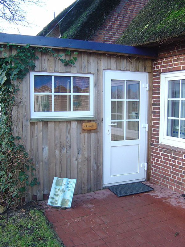 Eingang Sauna
